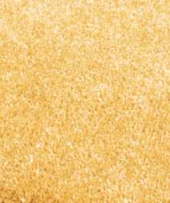 Rond vloerkleed effen velours Gala - geel - close up materiaal, thumbnail Rond vloerkleed effen velours Gala - geel - close up materiaal, thumbnail