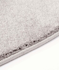 Rond vloerkleed effen velours Gala - grijs - close up zijkant, thumbnail Rond vloerkleed effen velours Gala - grijs - close up zijkant, thumbnail