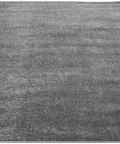 Vierkant vloerleed velours Gala - donkergrijs - overzicht schuin, thumbnail