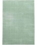 Effen vloerkleed velours Gala - mintgroen - overzicht boven, thumbnail