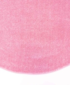 Rond vloerkleed kinderkamer effen Softpile - roze - close up zijkant, thumbnail Rond vloerkleed kinderkamer effen Softpile - roze - close up zijkant, thumbnail