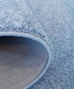 Vloerkleed kinderkamer effen Softpile - blauw - close up vouw, thumbnail Vloerkleed kinderkamer effen Softpile - blauw - close up vouw, thumbnail