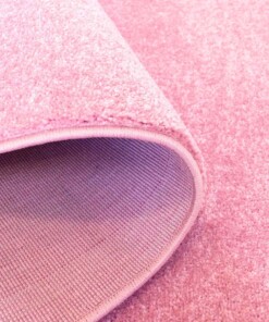 Vloerkleed kinderkamer effen Softpile - roze - close up vouw, thumbnail Vloerkleed kinderkamer effen Softpile - roze - close up vouw, thumbnail