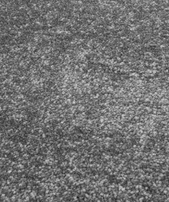 Rond vloerkleed effen velours Gala - donkergrijs - close up materiaal, thumbnail