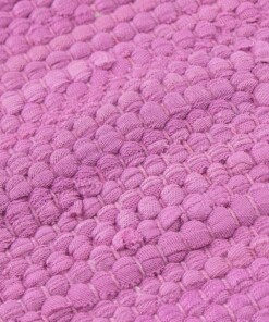 Kelim vloerkleed effen handweef Bomull - paars - close up materiaal, thumbnail Kelim vloerkleed effen handweef Bomull - paars - close up materiaal, thumbnail