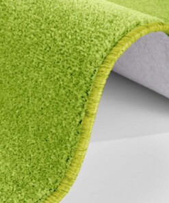 Modern effen vloerkleed Nasty - groen - close up, thumbnail