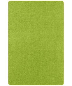 Modern effen vloerkleed Nasty - groen - overzicht boven
