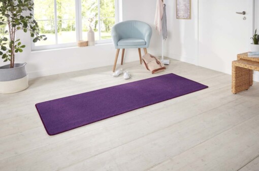 Moderne effen loper Nasty - lila - sfeer