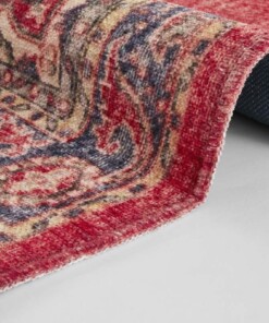 Oosters vloerkleed Sarouk Sangar - rood - close up, thumbnail Oosters vloerkleed Sarouk Sangar - rood - close up, thumbnail