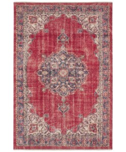 Oosters vloerkleed Sarouk Sangar - rood - overzicht boven, thumbnail Oosters vloerkleed Sarouk Sangar - rood - overzicht boven, thumbnail