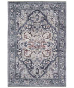 Oosters vloerkleed Heriz Deraz - grijs - overzicht boven, thumbnail