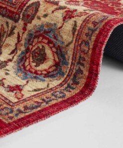 Oosters vloerkleed Maschad Chora- rood - close up, thumbnail