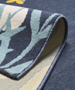 Kinderkamer vloerkleed Bunny Lottie - donkerblauw - close up, thumbnail Kinderkamer vloerkleed Bunny Lottie - donkerblauw - close up, thumbnail