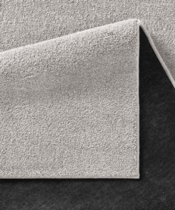 Effen vloerkleed Qualis - grijs - close up vouw, thumbnail Effen vloerkleed Qualis - grijs - close up vouw, thumbnail