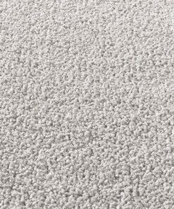 Rond effen vloerkleed Qualis - grijs - close up materiaal, thumbnail