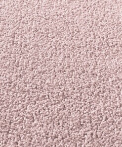 Effen vloerkleed Qualis - roze - close up materiaal, thumbnail