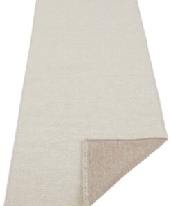 Effen vloerkleed Duo - crème/beige - overzicht schuin, thumbnail Effen vloerkleed Duo - crème/beige - overzicht schuin, thumbnail