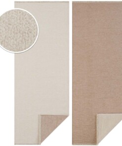 Effen vloerkleed Duo - crème/beige - close up materiaal, thumbnail Effen vloerkleed Duo - crème/beige - close up materiaal, thumbnail