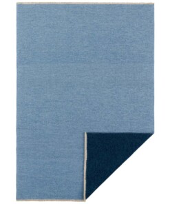 Effen vloerkleed Duo - lichtblauw/donkerblauw - overzicht boven, thumbnail Effen vloerkleed Duo - lichtblauw/donkerblauw - overzicht boven, thumbnail