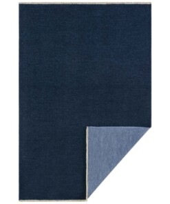 Effen vloerkleed Duo - lichtblauw/donkerblauw - overzicht boven, thumbnail Effen vloerkleed Duo - lichtblauw/donkerblauw - overzicht boven, thumbnail