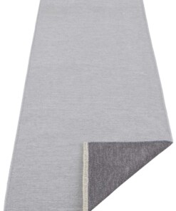 Effen vloerkleed Duo - lichtgrijs/antraciet - overzicht schuin, thumbnail Effen vloerkleed Duo - lichtgrijs/antraciet - overzicht schuin, thumbnail