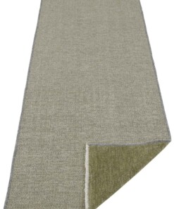 Effen vloerkleed Duo - lichtgroen/groen - overzicht schuin, thumbnail Effen vloerkleed Duo - lichtgroen/groen - overzicht schuin, thumbnail