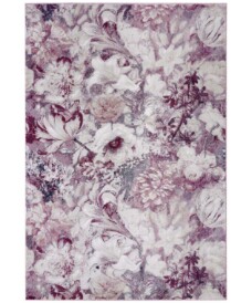 Vloerkleed bloemen Flower Symphony - roze/crème - overzicht boven, thumbnail Vloerkleed bloemen Flower Symphony - roze/crème - overzicht boven, thumbnail