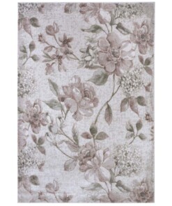 Vloerkleed bloemen Aubusson Jardin - roze/crème - overzicht boven, thumbnail