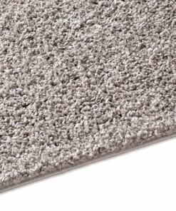 Vierkant hoogpolig vloerkleed effen  Classic - grijs - close up zijkant, thumbnail Vierkant hoogpolig vloerkleed effen  Classic - grijs - close up zijkant, thumbnail