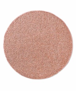 Rond vloerkleed hoogpolig effen Classic - roze - overzicht boven, thumbnail Rond vloerkleed hoogpolig effen Classic - roze - overzicht boven, thumbnail