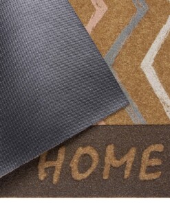 Deurmat Welcome Home kokos-optiek - bruin/multi - close up, thumbnail Deurmat Welcome Home kokos-optiek - bruin/multi - close up, thumbnail