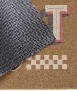 Deurmat Home Sweet Home kokos-optiek - bruin/crème - close up, thumbnail Deurmat Home Sweet Home kokos-optiek - bruin/crème - close up, thumbnail