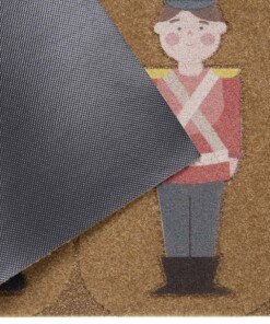 Deurmat Soldier kokos-optiek - bruin/rood - close up, thumbnail Deurmat Soldier kokos-optiek - bruin/rood - close up, thumbnail