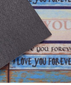 Deurmat Home & Love - multi - close up, thumbnail