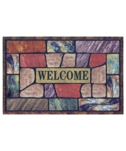 Deurmat Welcome Mosaic - multi - overzicht boven