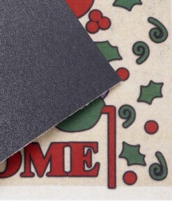 Deurmat Welcome Santa - Beige - close up, thumbnail