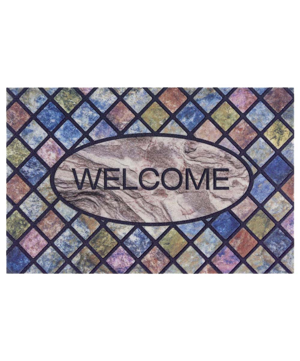 Deurmat Welcome Tiles multi