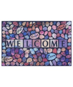 Deurmat Welcome Rocks - multi - overzicht boven, thumbnail