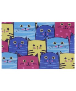 Deurmat katten Cute- multi - overzicht boven, thumbnail