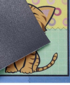 Deurmat kat Hello - multi - close up, thumbnail Deurmat kat Hello - multi - close up, thumbnail