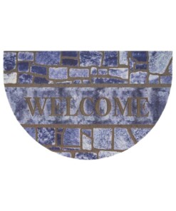 Deurmat halfrond Welcome Tiles - multi - overzicht boven