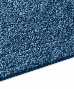 Hoogpolig vloerkleed effen Spectrum - blauw - close up zijkant, thumbnail Hoogpolig vloerkleed effen Spectrum - blauw - close up zijkant, thumbnail