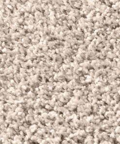 Hoogpolig vloerkleed effen Spectrum - crème - close up materiaal, thumbnail