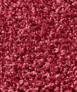 Hoogpolig vloerkleed effen Spectrum - rood - close up materiaal, thumbnail