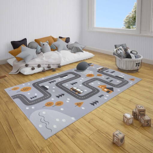 Speelkleed Adventure in Nature - grijs/mosterdgeel - sfeer
