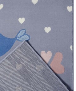 Kindervloerkleed vogels Lovely Birds - grijs - close up, thumbnail Kindervloerkleed vogels Lovely Birds - grijs - close up, thumbnail