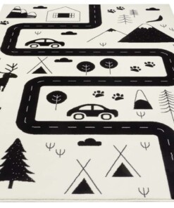 Speelkleed wegen Rocky Roads - crème/zwart - overzicht schuin, thumbnail