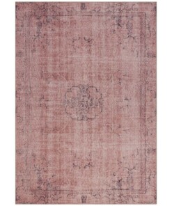 Vintage vloerkleed Ida - roze - overzicht boven