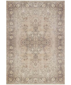 Vintage vloerkleed Luther - beige - overzicht boven, thumbnail