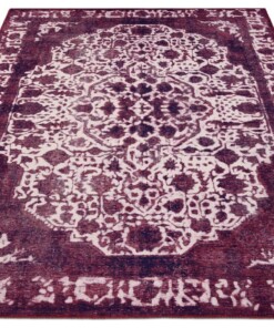 Vintage vloerkleed Rorsch - paars - overzicht schuin, thumbnail Vintage vloerkleed Rorsch - paars - overzicht schuin, thumbnail